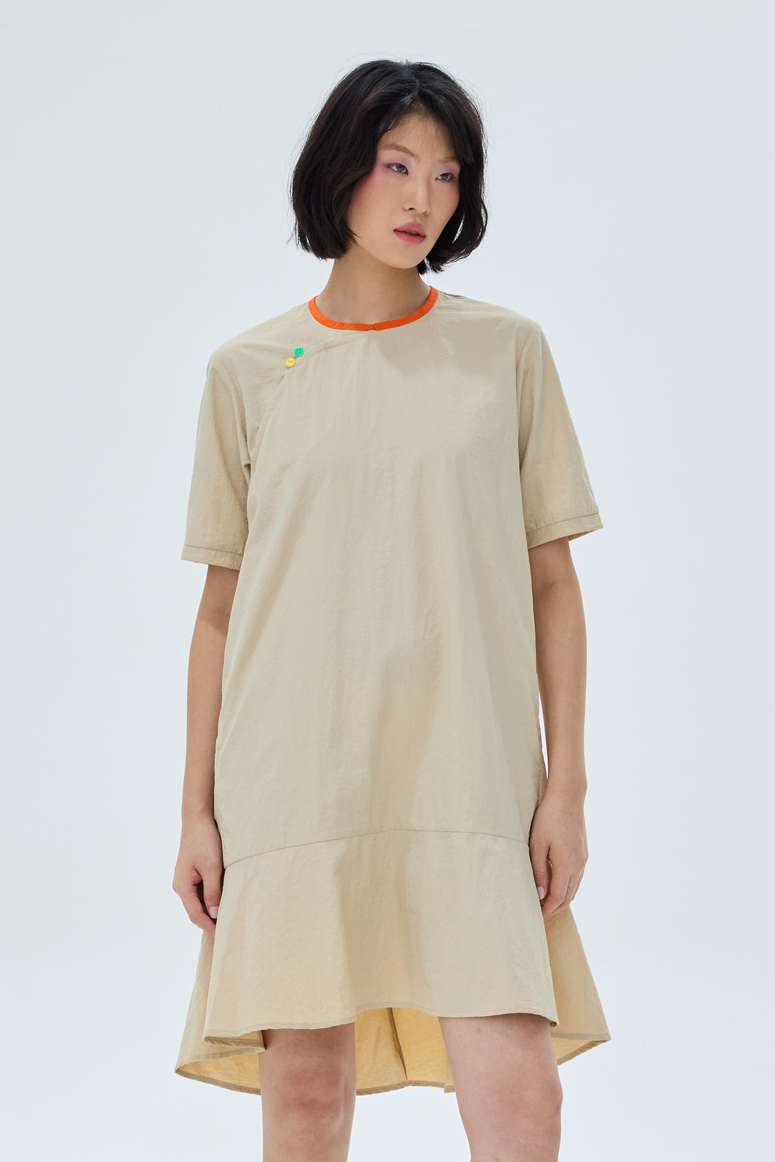 CS A Line Hi-Lo Flounce Hem Tech [PRE-ORDER]