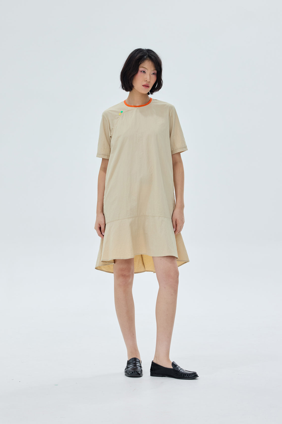 CS A Line Hi-Lo Flounce Hem Tech [PRE-ORDER]