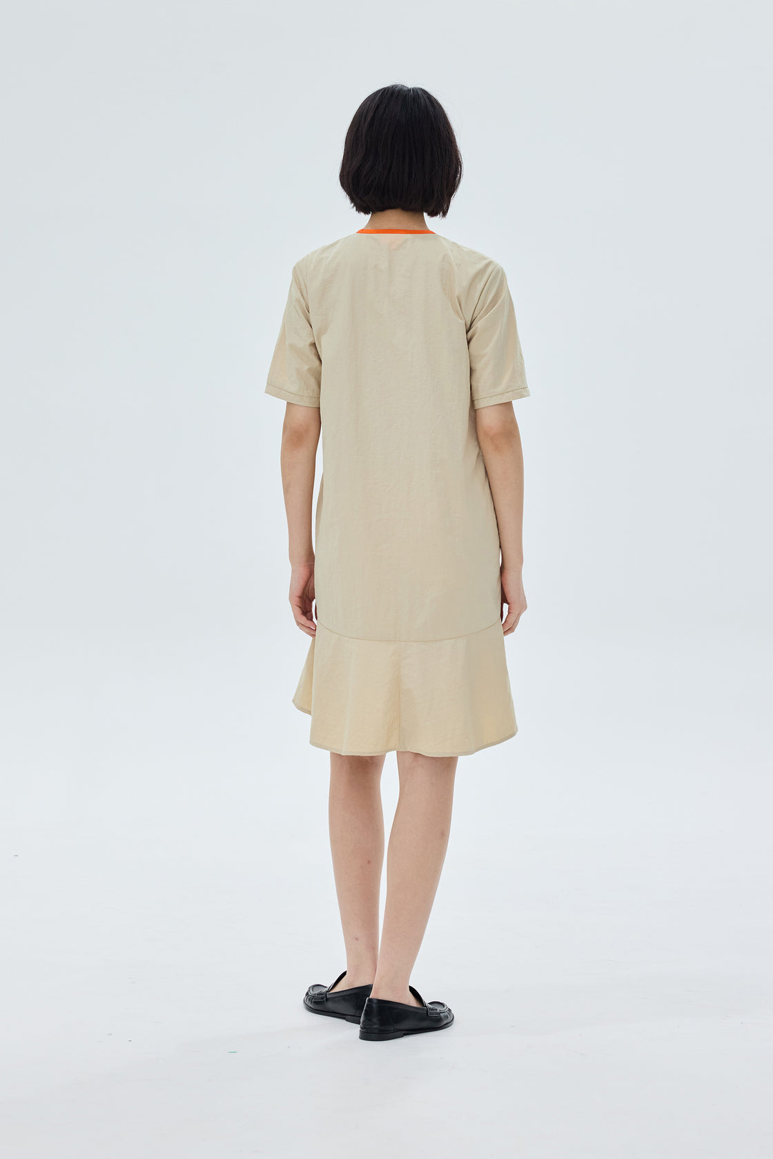 CS A Line Hi-Lo Flounce Hem Tech [PRE-ORDER]