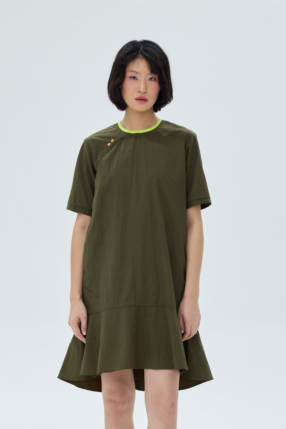 CS A Line Hi-Lo Flounce Hem Tech [PRE-ORDER]