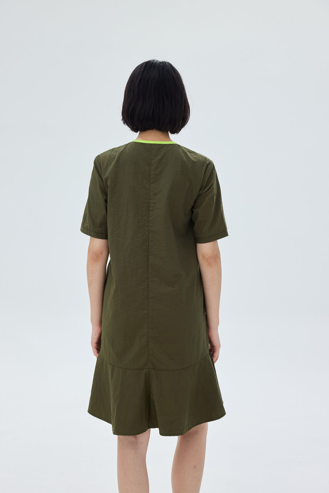 CS A Line Hi-Lo Flounce Hem Tech [PRE-ORDER]