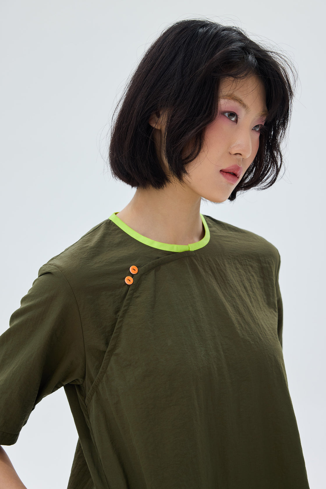 CS A Line Hi-Lo Flounce Hem Tech [PRE-ORDER]