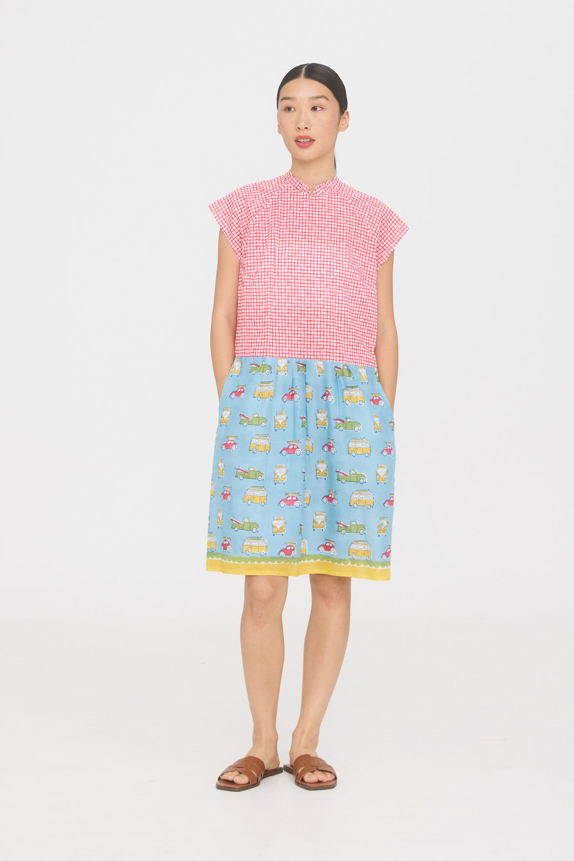 CS Amah Pleated Bottoms Car Print [PRE-ORDER]