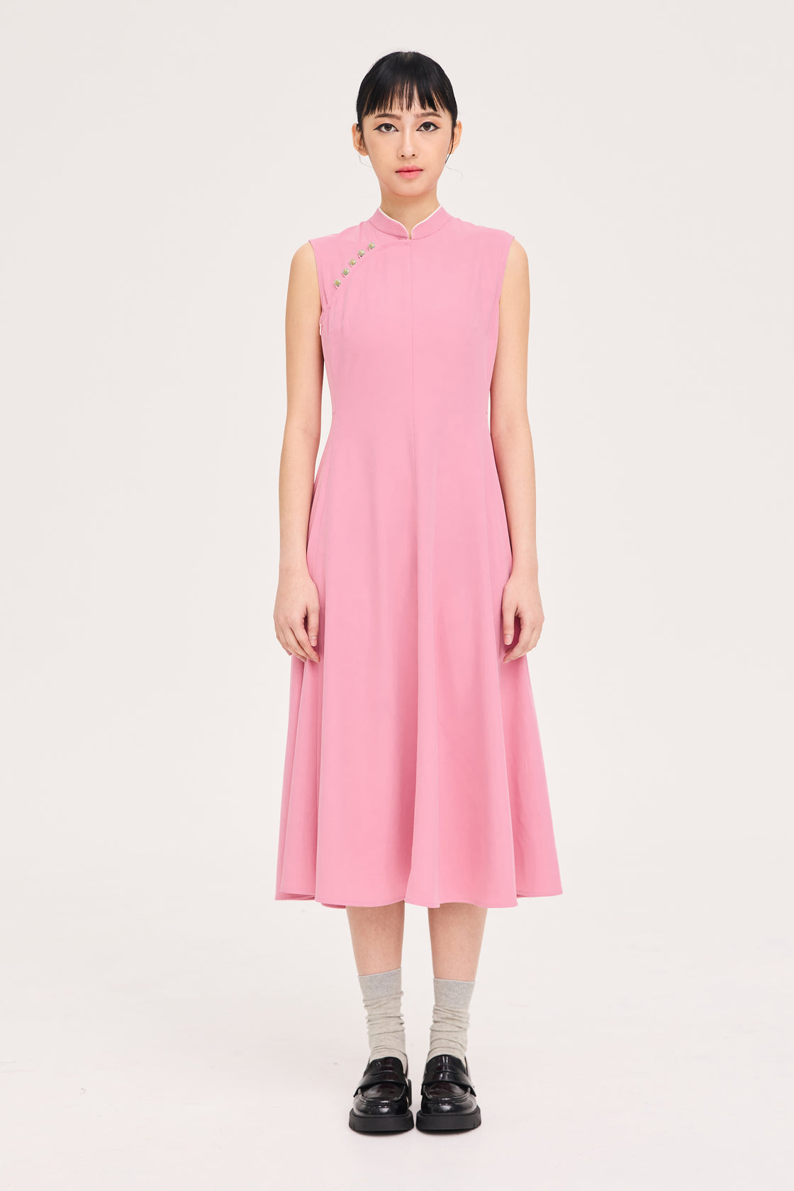 CS Hi Waist Flared Midi Drapery [PRE-ORDER]