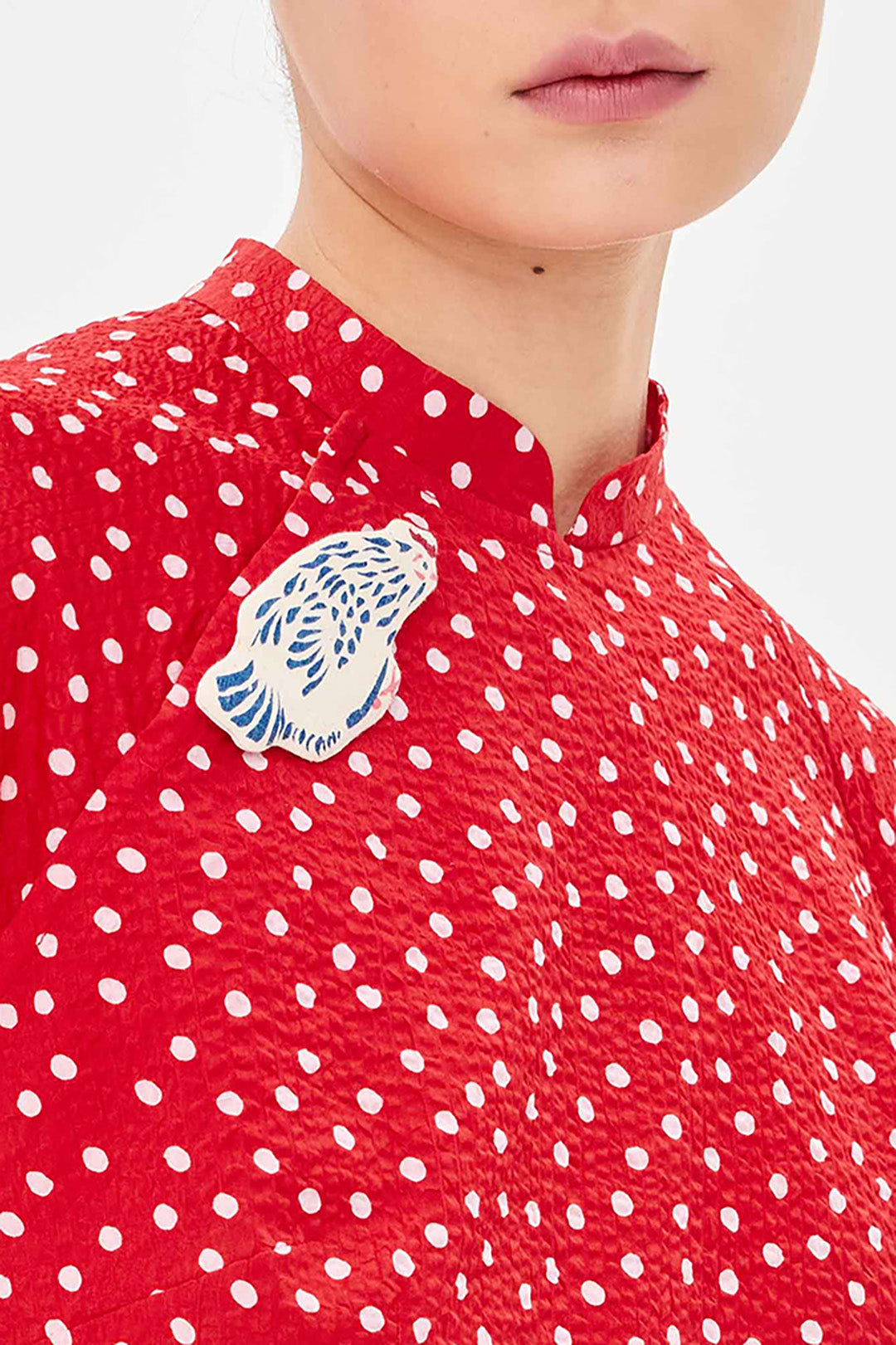 Fabric Brooch (Chicken)