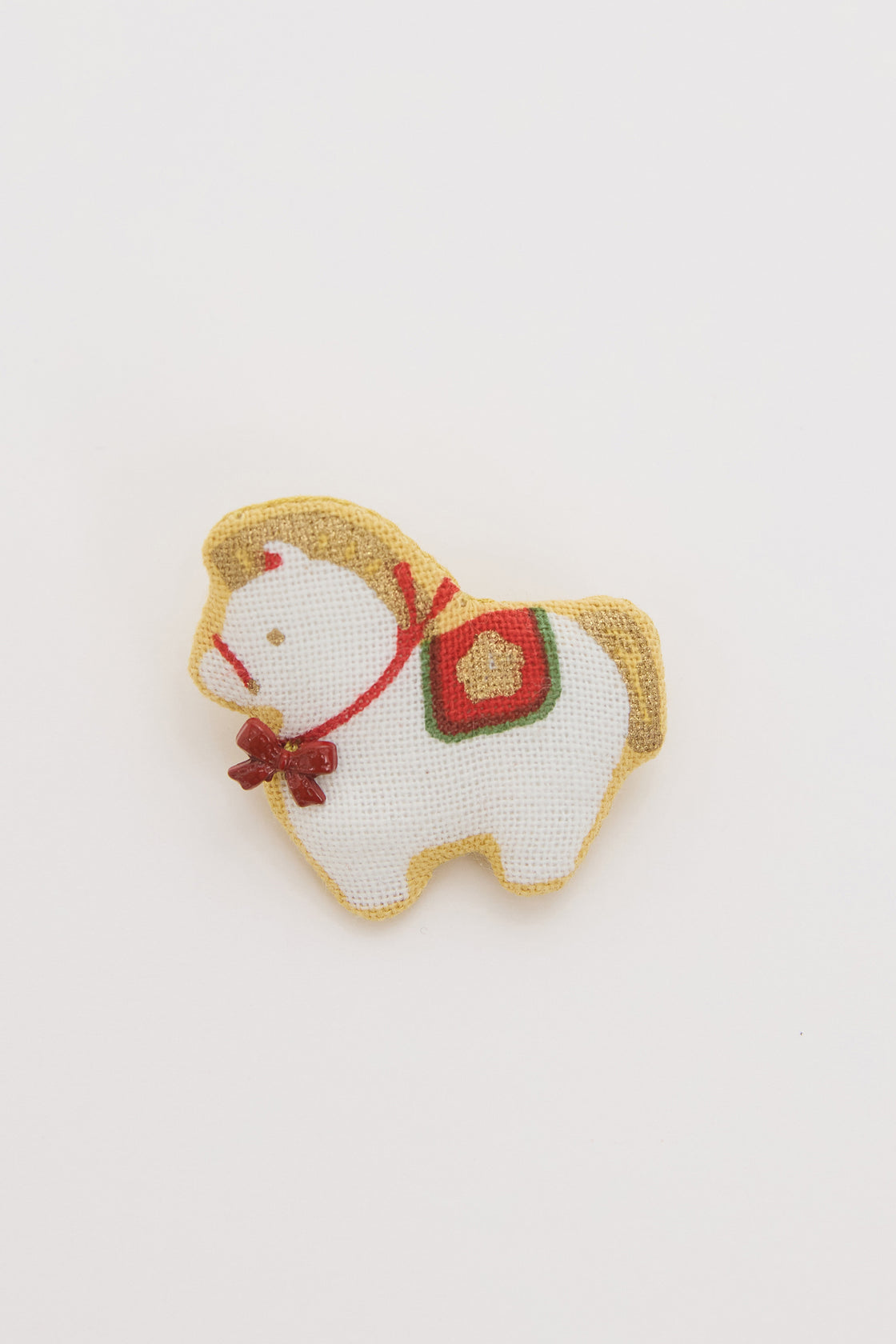 Fabric Brooch (Horse with Ribbon) [PRE-ORDER]