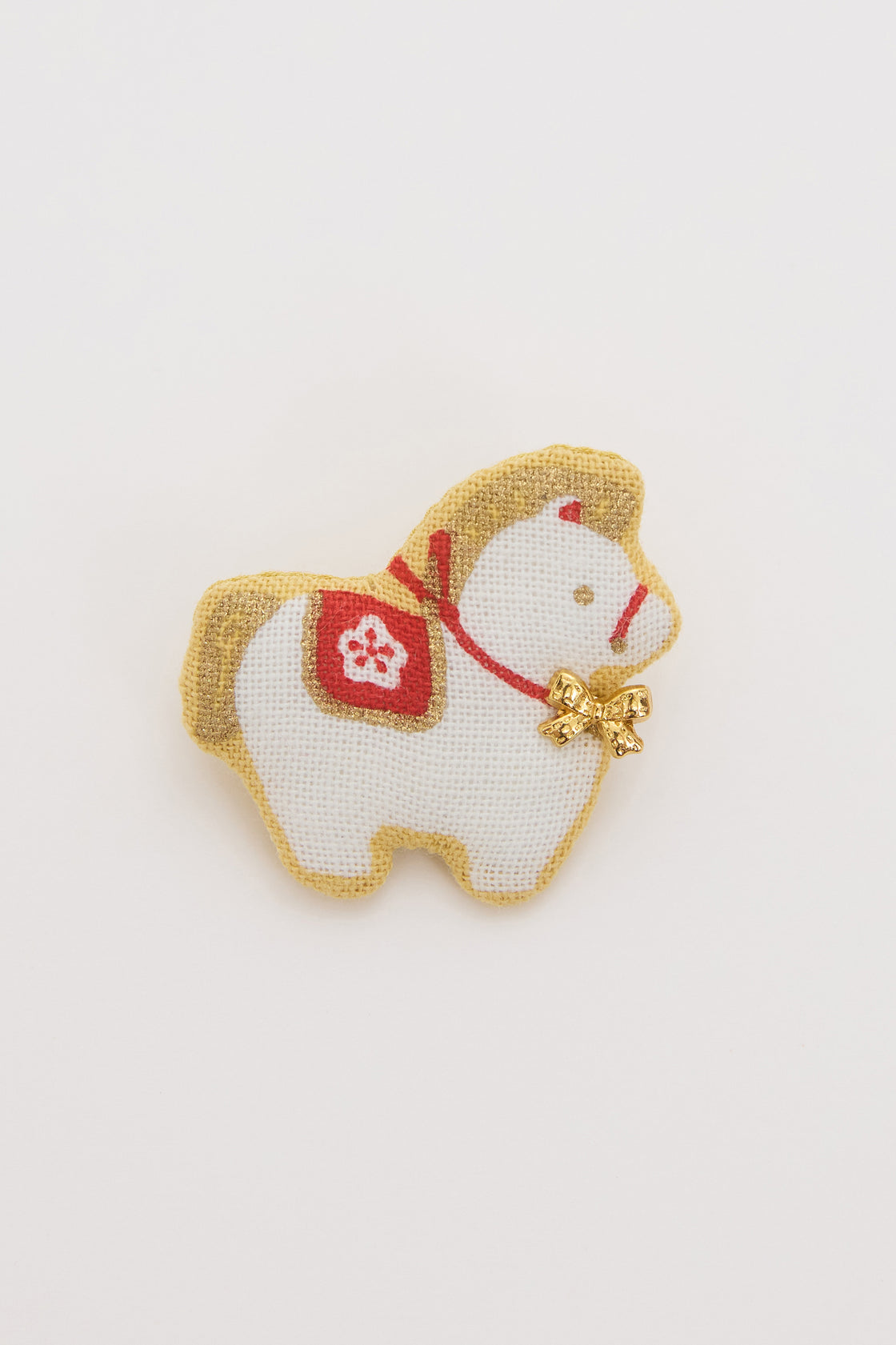 Fabric Brooch (Horse with Ribbon) [PRE-ORDER]