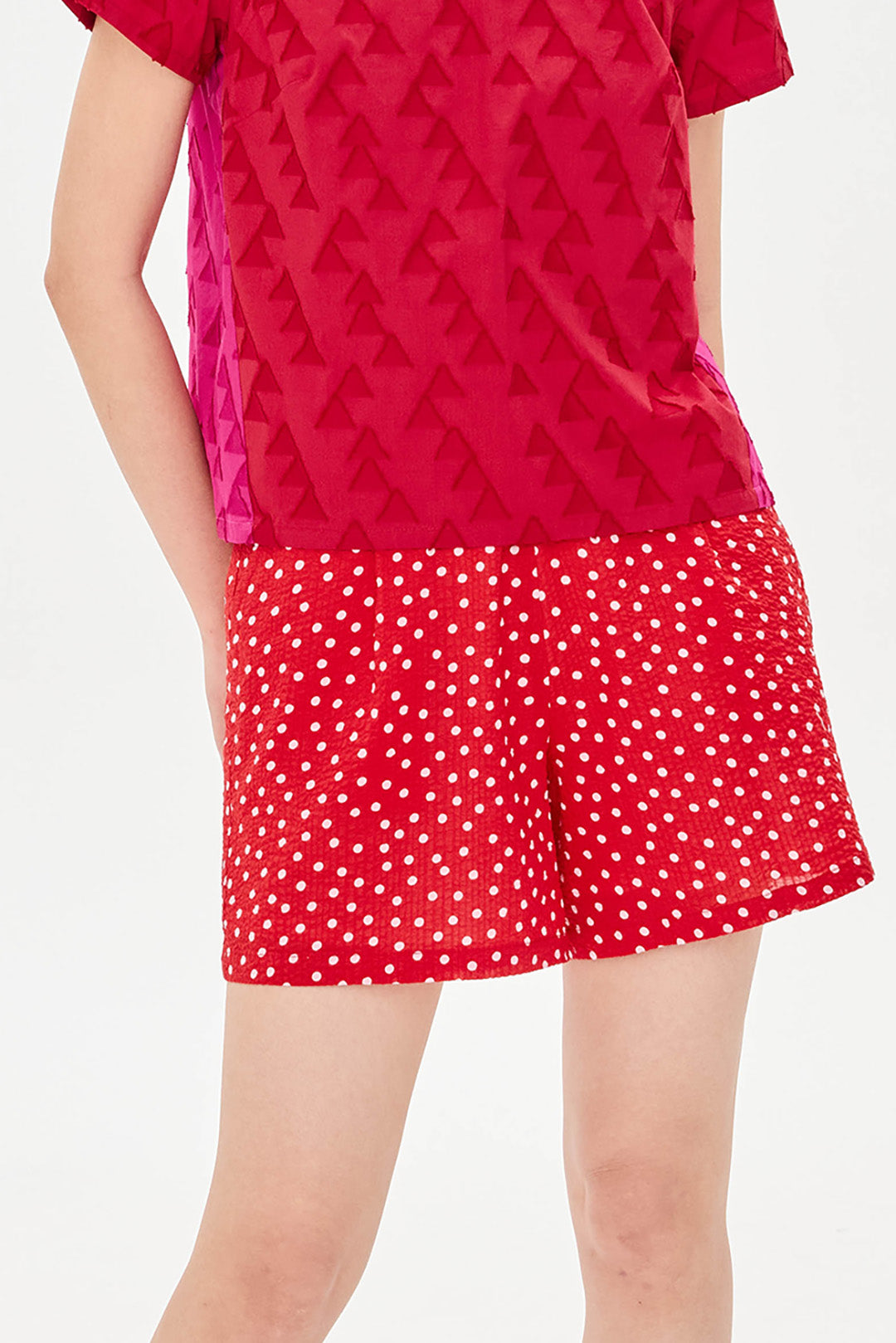 PT Shorts Salt Shrunk Red Dots