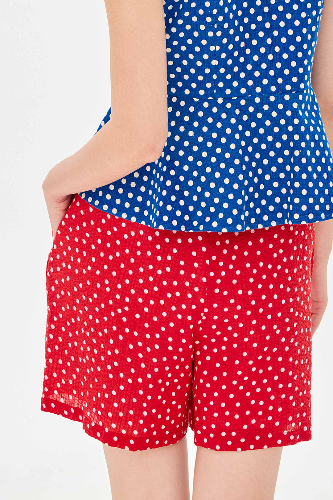 PT Shorts Salt Shrunk Red Dots
