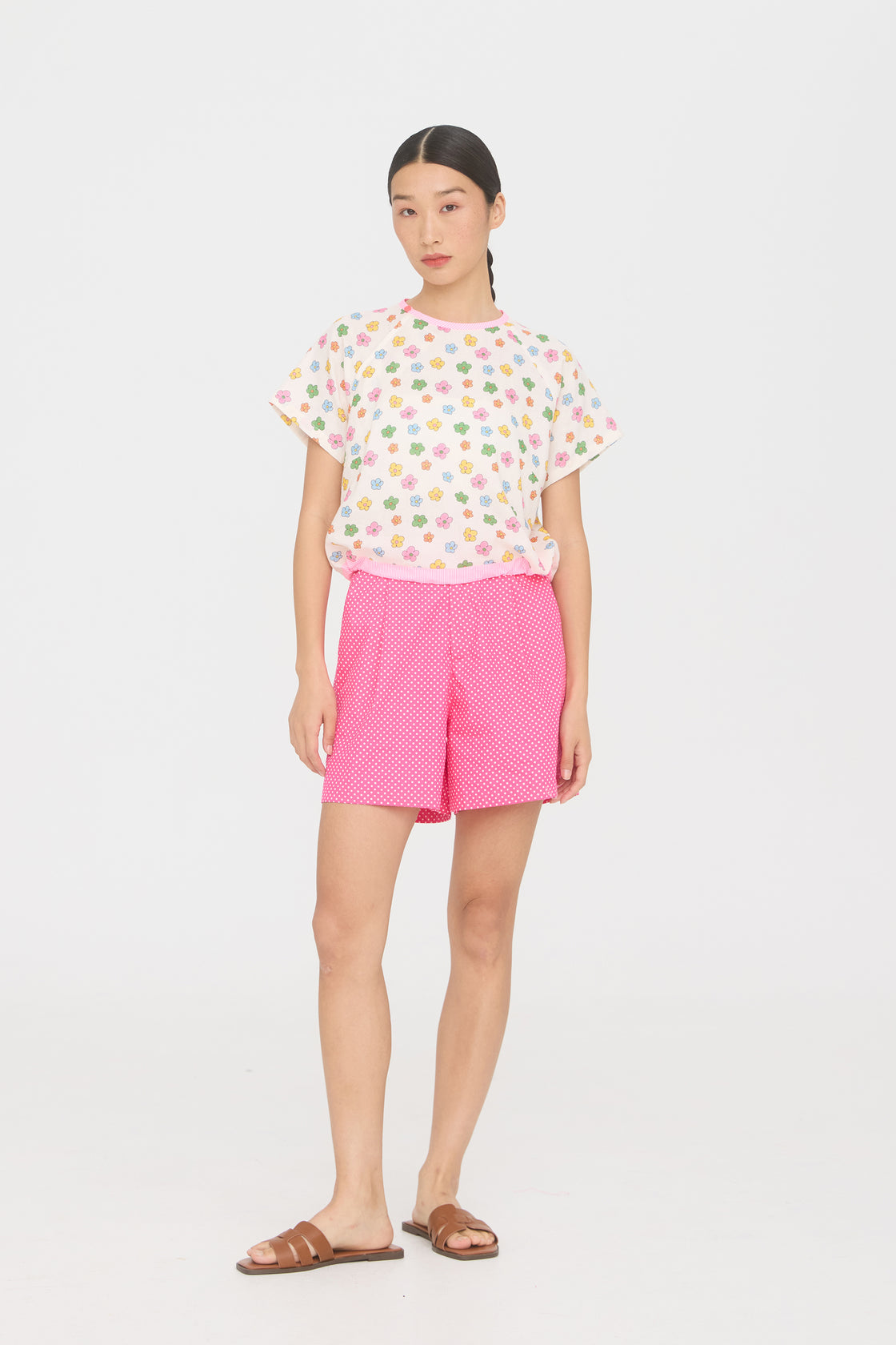 TP Amah Cropped Pull String Flowers [PRE-ORDER]