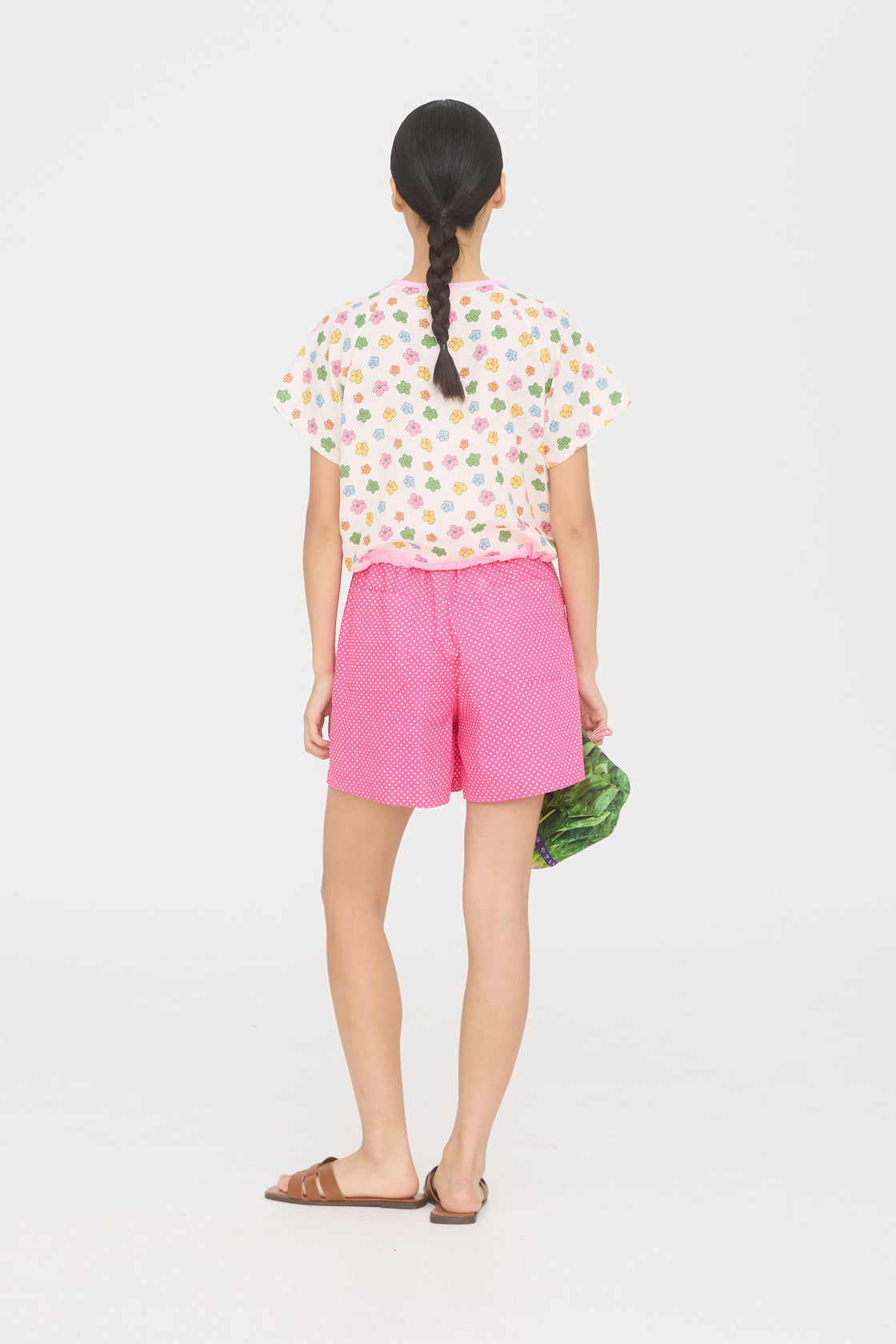 TP Amah Cropped Pull String Flowers [PRE-ORDER]