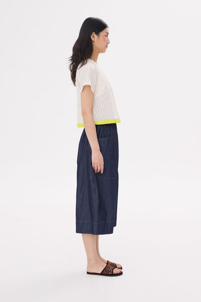 TP Cropped Amah Pull String Lace