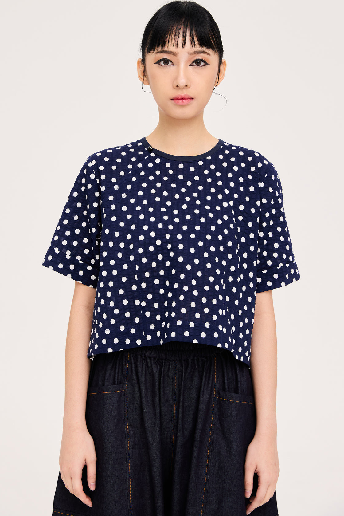 TP Cropped B Pleats Polka Dots [PRE-ORDER]