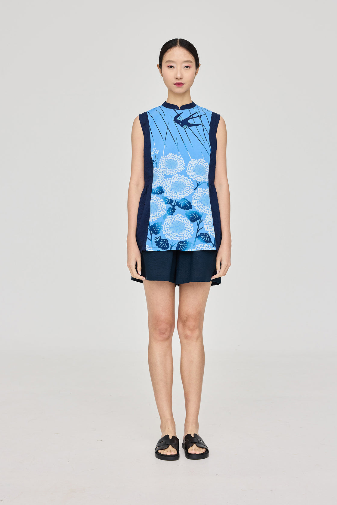 TP Hapi Fam Long Blouse Swallow