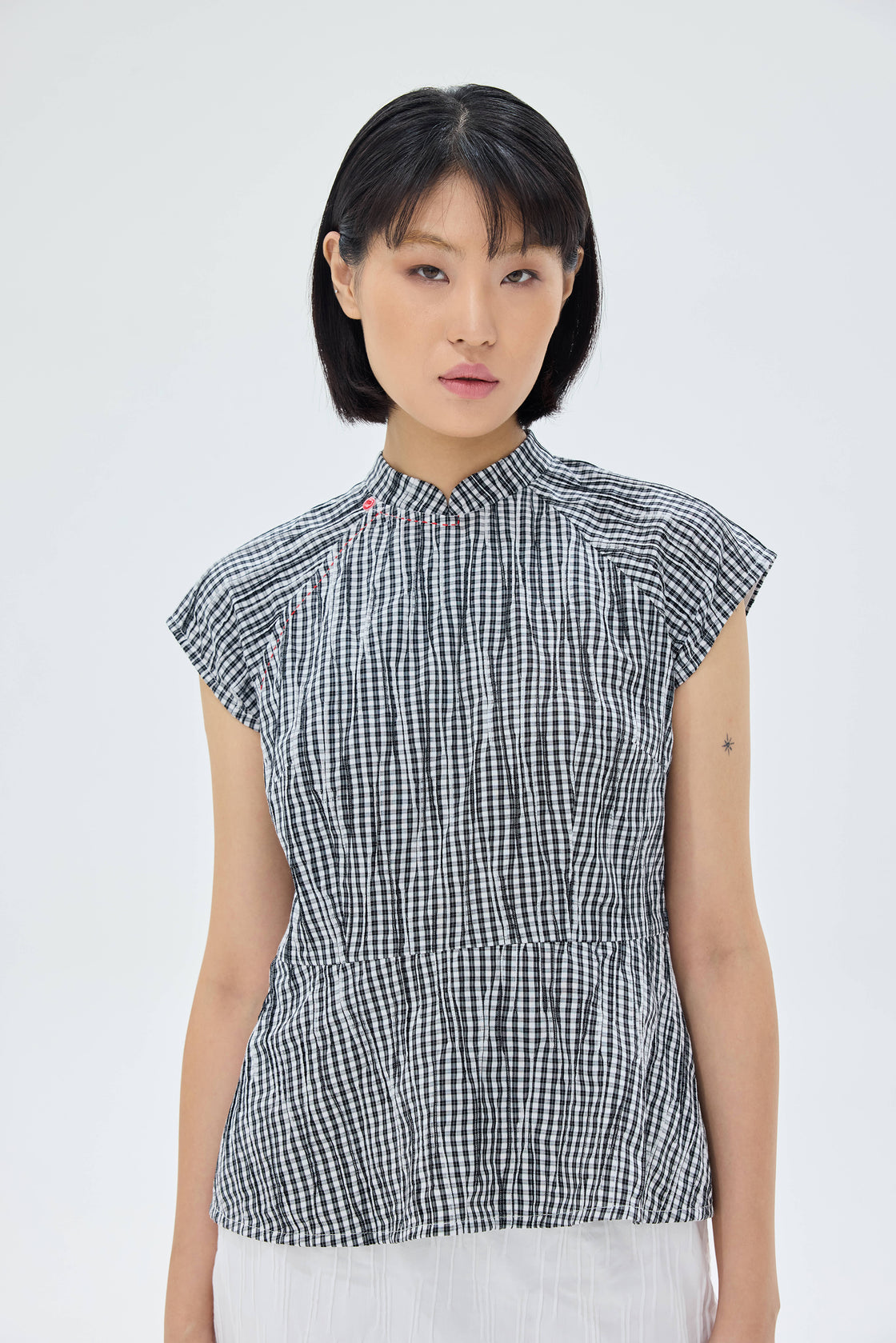 TP Kasoh Gingham Pintuck [PRE-ORDER]