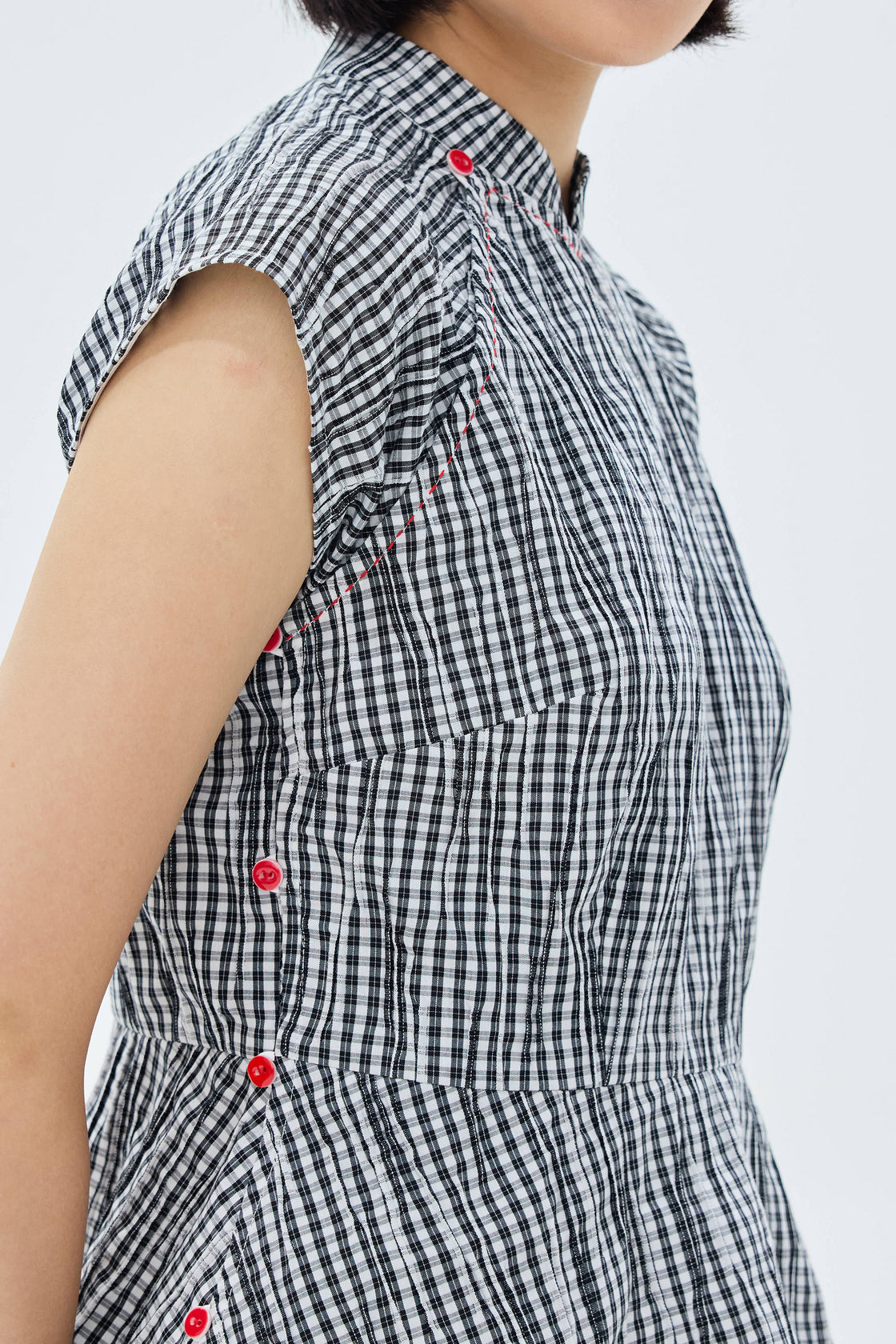 TP Kasoh Gingham Pintuck [PRE-ORDER]