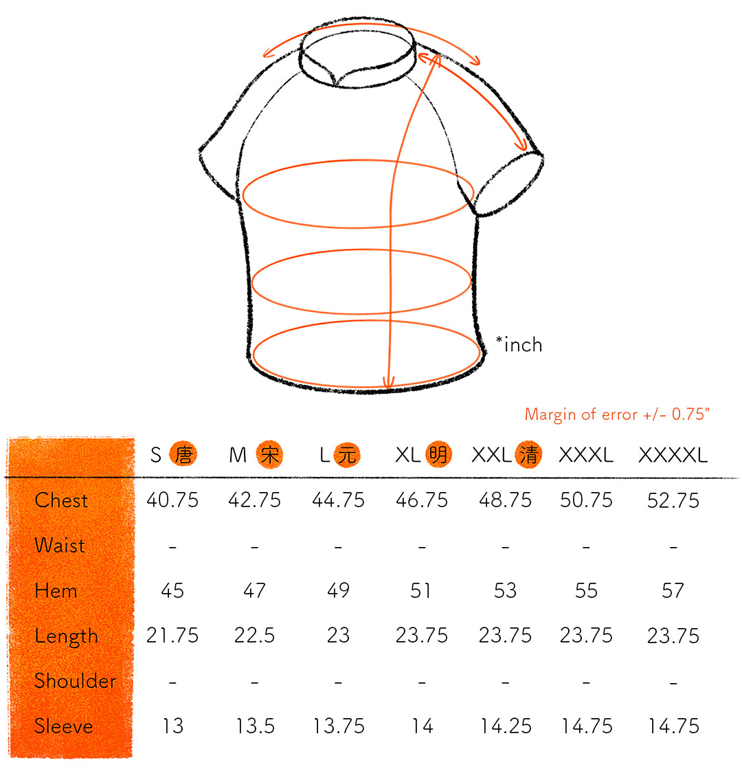 TP Oversized T-Shirt Salt-Shrunk Grids