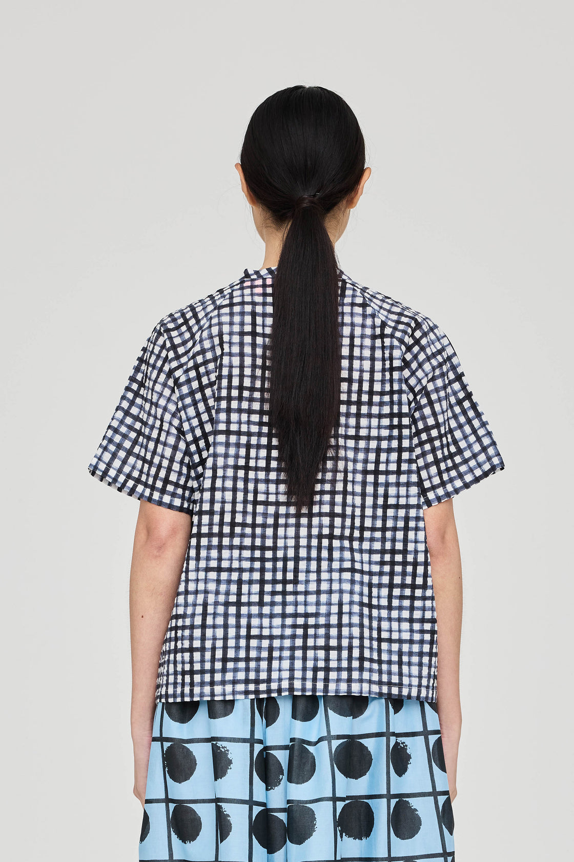 TP Oversized T-Shirt Salt-Shrunk Grids