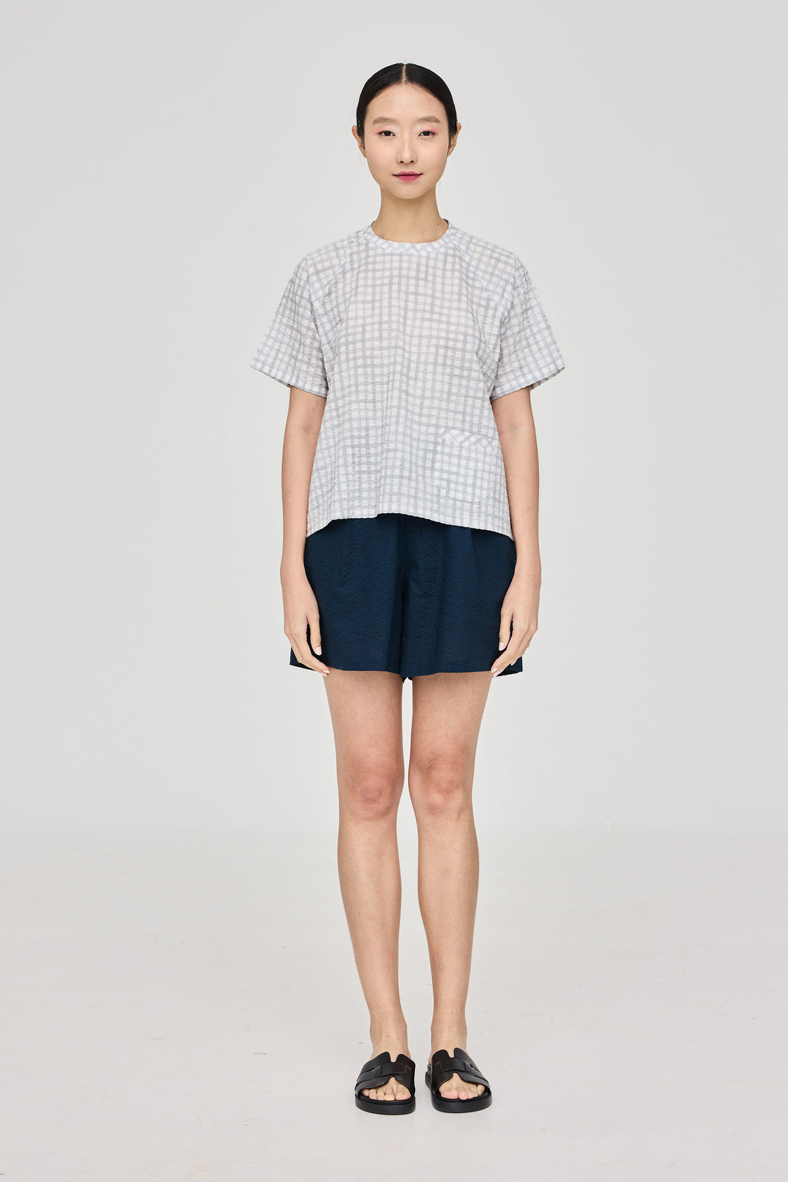 TP Oversized T-Shirt Salt-Shrunk Grids