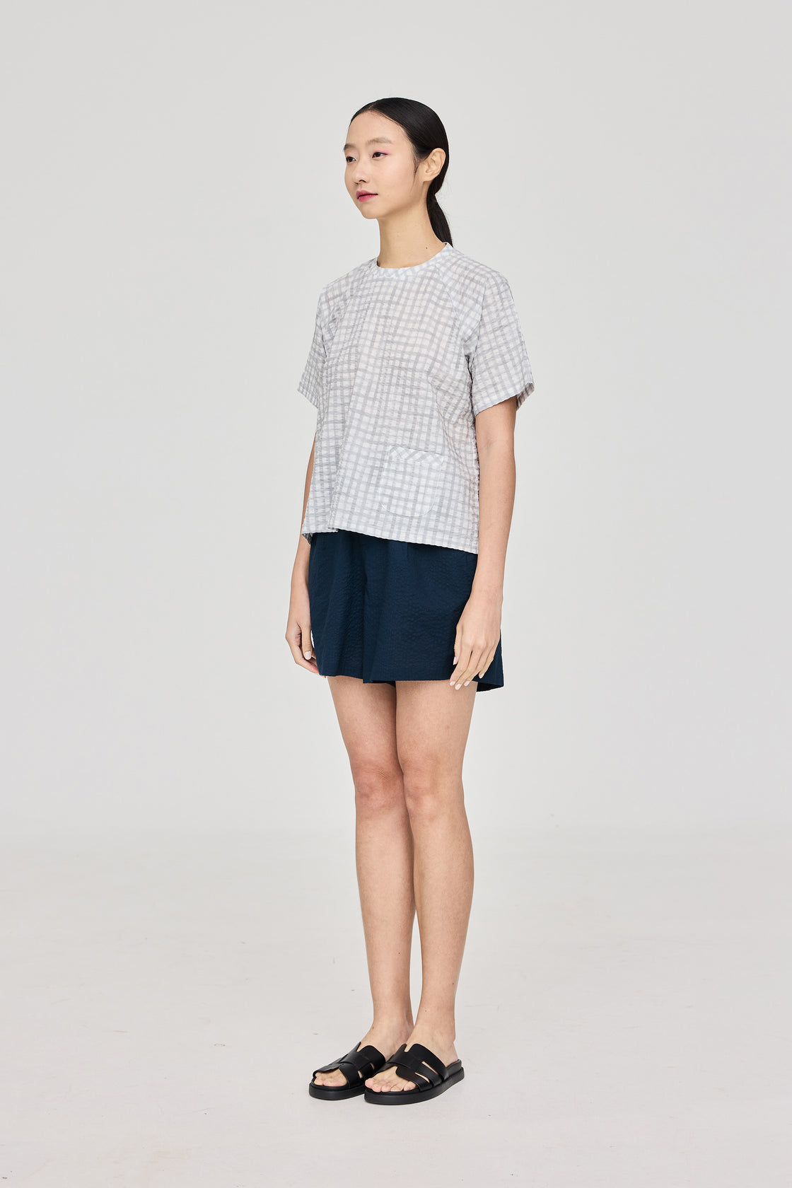 TP Oversized T-Shirt Salt-Shrunk Grids
