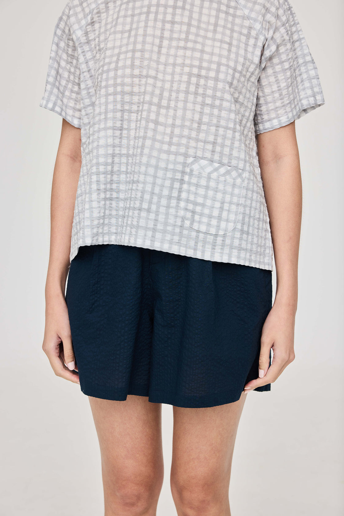 TP Oversized T-Shirt Salt-Shrunk Grids