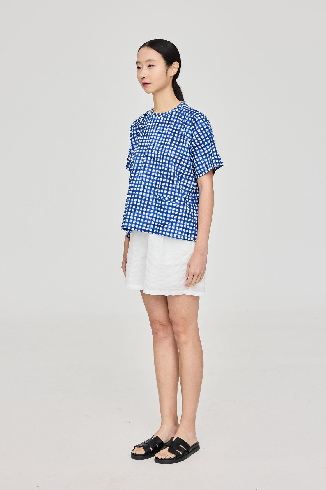 TP Oversized T-Shirt Salt-Shrunk Grids