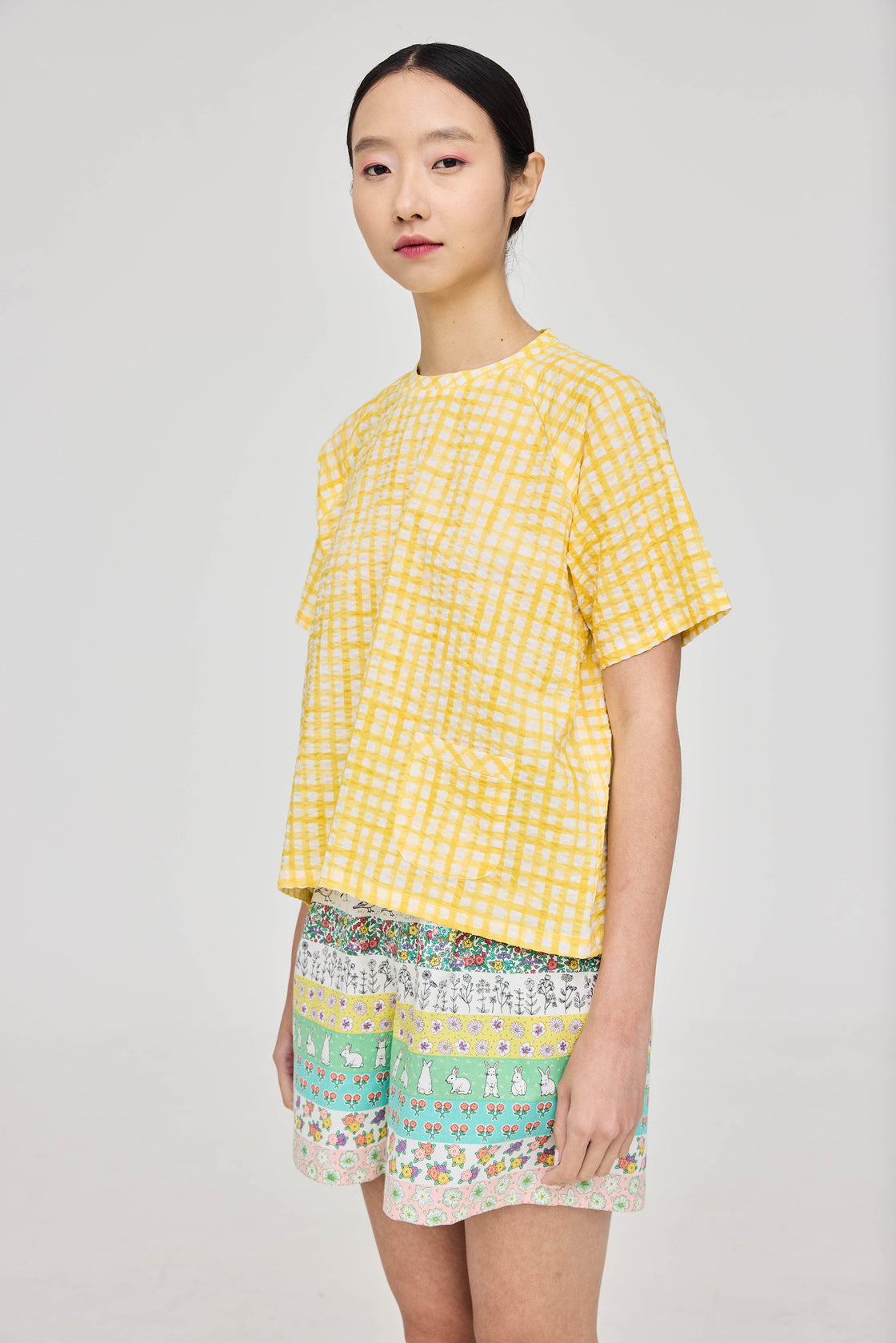 TP Oversized T-Shirt Salt-Shrunk Grids
