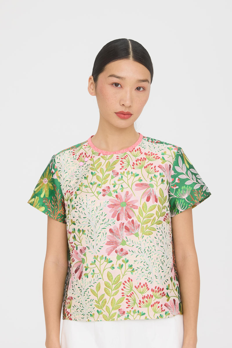 TP Unq Jacquard Floral – Tong Tong Friendship Store