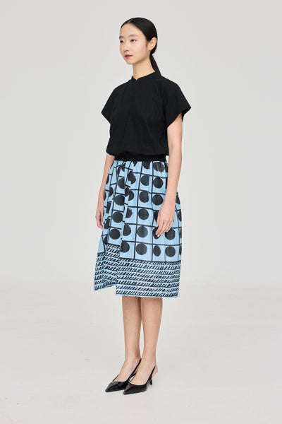 Uneven Hem Skirt Dots [PRE-ORDER]