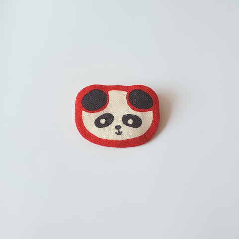 Fabric Brooch (Panda)