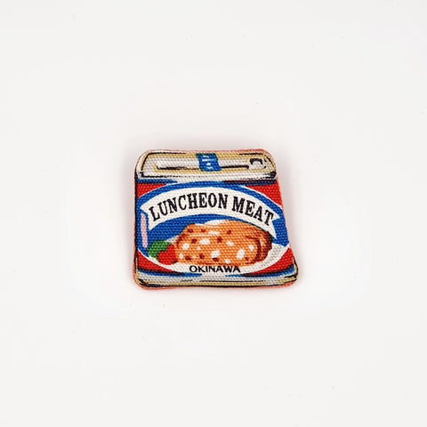 Fabric Brooch (Canned Luncheon Meat)