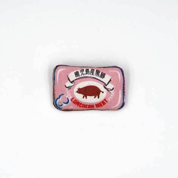 Fabric Brooch (Canned Pork)