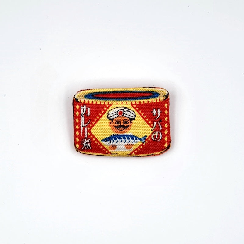 Fabric Brooch (Curry)