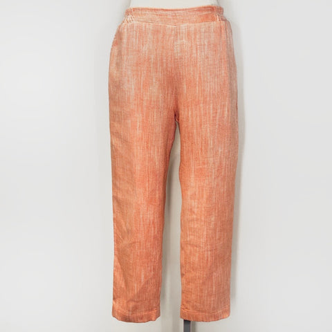 Pants Tapered Cotton Linen